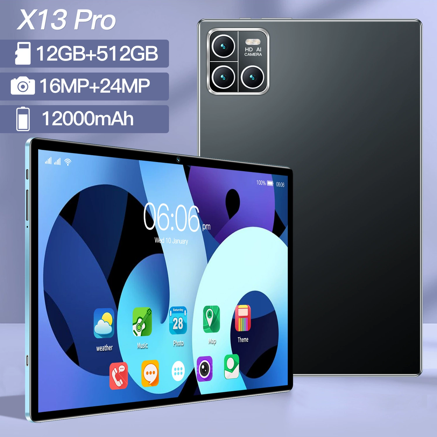 Планшет Smart Laptop Pro, 32G, G10, 1 дюйм, x13, Wish