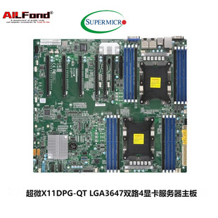 New for Supermicro X11Dpg-Qt Lga3647 Dual 4 Graphics Server Motherboard Dual Gigabit Network Card