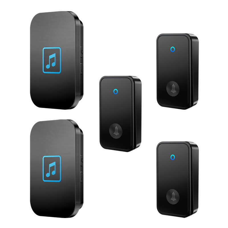 不用电池门铃无线家用超远距离电子遥控老人呼叫器防水智能自发电