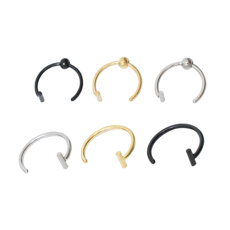 Nose piercing, accessory, European style, wholesale