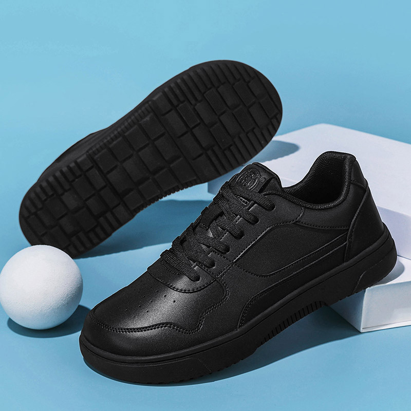 zapatos de comercio exterior zapatos de cuero transpirables zapatos casuales de cabeza ancha con suela suave antideslizante zapatos de entrenamiento físico para hombres