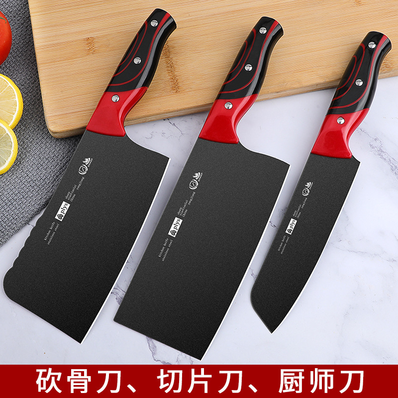 Kit completo de cuchillos de cocina domésticos, cuchillos de cocina