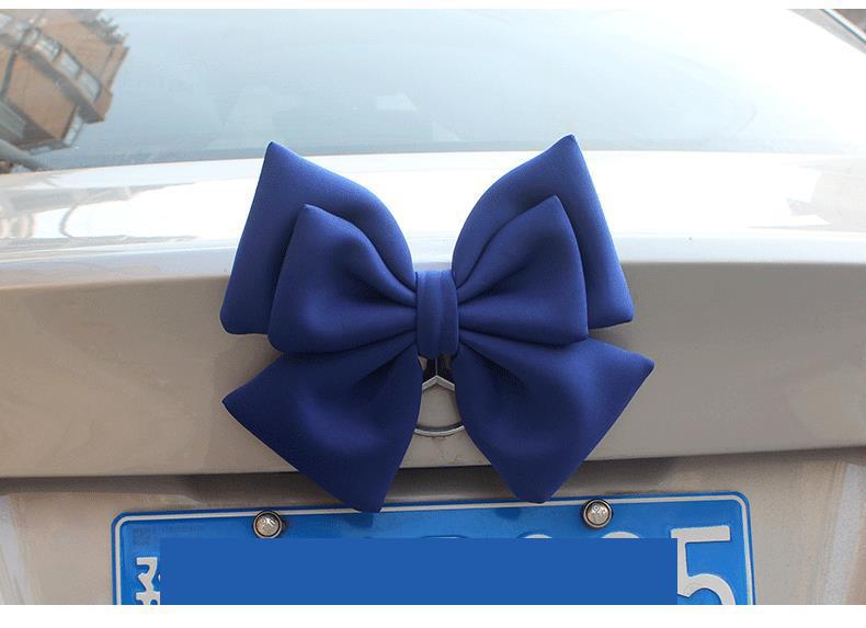 Car Tail Bow Decoration Pendant Trunk Car Sticker Accessories Car Tail Ornaments Car Motorcycle Doll