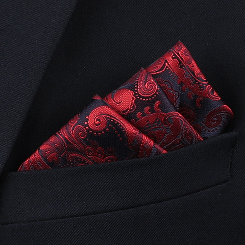 Men's suit pocket square square scarf formal business business handkerchief knot wedding suit breast scarf silk scarf accessories