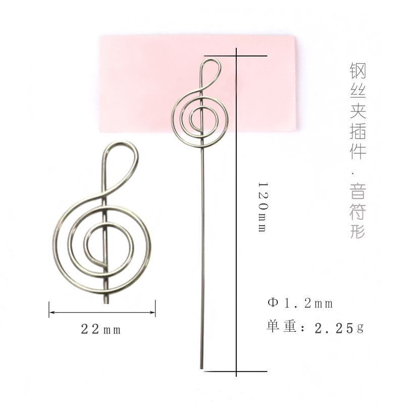 [Ventas directas de fábrica] DIY hecho a mano de arcilla de dibujos animados nota clip de alambre de acero enchufe de arcilla de color suave cerámica accesorios hechos a mano