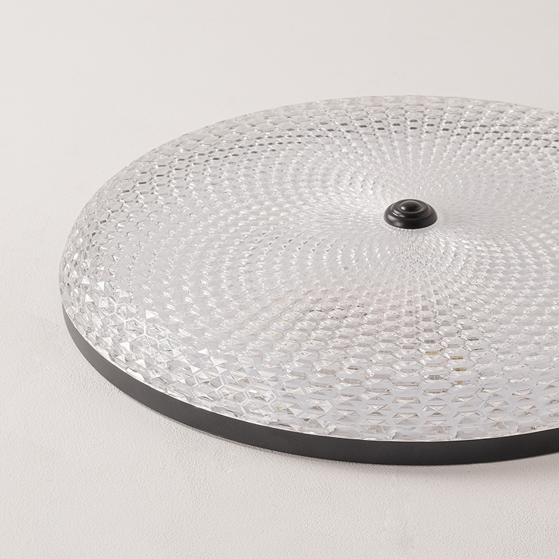 Lámpara de dormitorio de lujo ligero francés, cálida y romántica, habitación, lámpara de dormitorio principal, lámpara de techo de color nogal de troncos