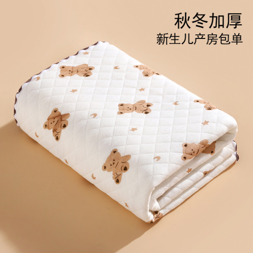 Baby pure cotton quilt wrap newborn spring autumn winter quilt swaddling quilt maternity room wrap newborn supplies