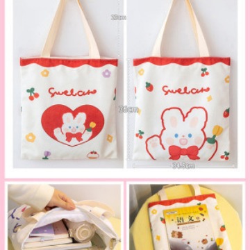 Bolsa de lona portátil impreso logo publicidad compras regalo cremallera lápiz algodón Lino cordón en blanco en stock bolsas al por mayor