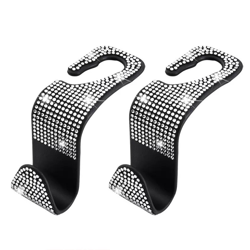 Cross-border car hook diamond-mounted car hook seat back hidden…