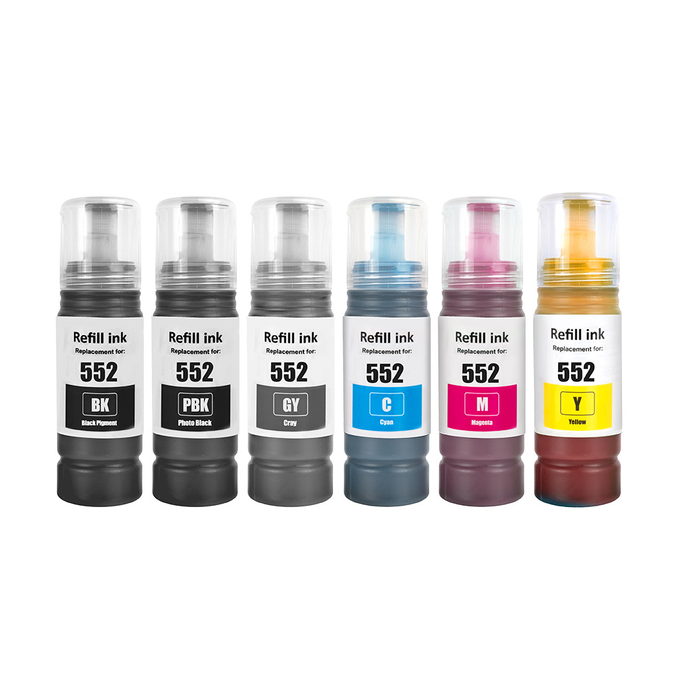 Zhongrun Cross-border compatible con tinta de relleno Epson 552 al por mayor impresora Epson ET-8500 ET-8550