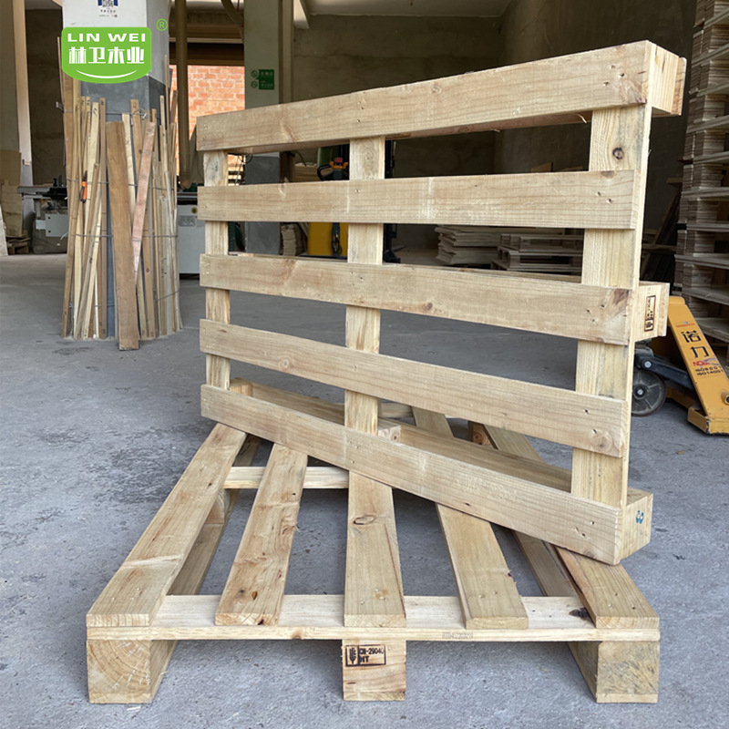 欧标实木托盘IPPC熏蒸热处理出口栈板外贸原木卡板物流叉车垫仓板