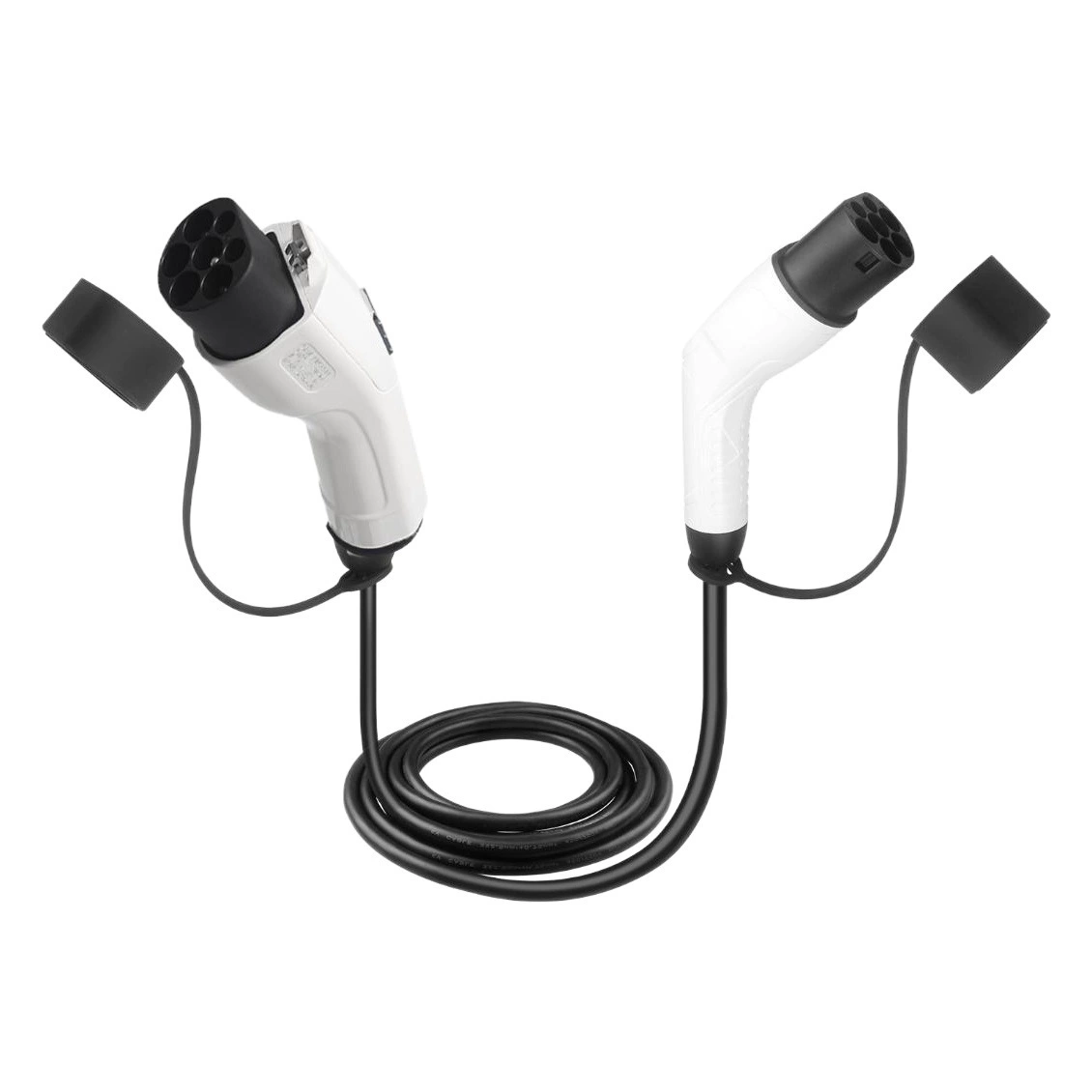 Зарядное устройство ST-E252TYPE2toGBT: портативная зарядная головка для электромобилей, стандарт ЕС и национальный стандарт, с двумя разъемами
