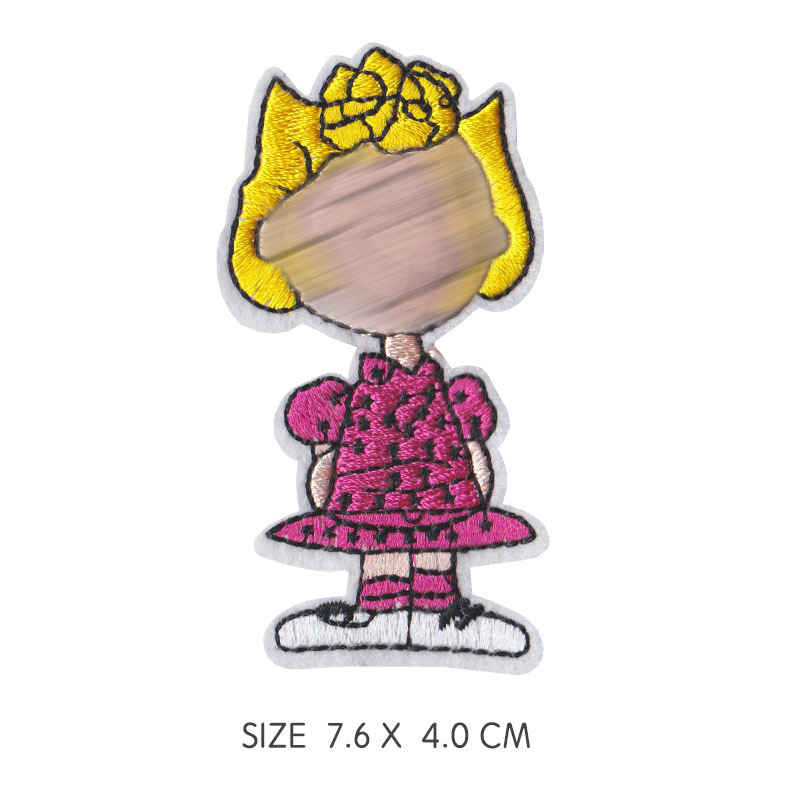 6.5cm 스누피 프렌즈 핑크 원피스 여자 싱글 그림 10 비트