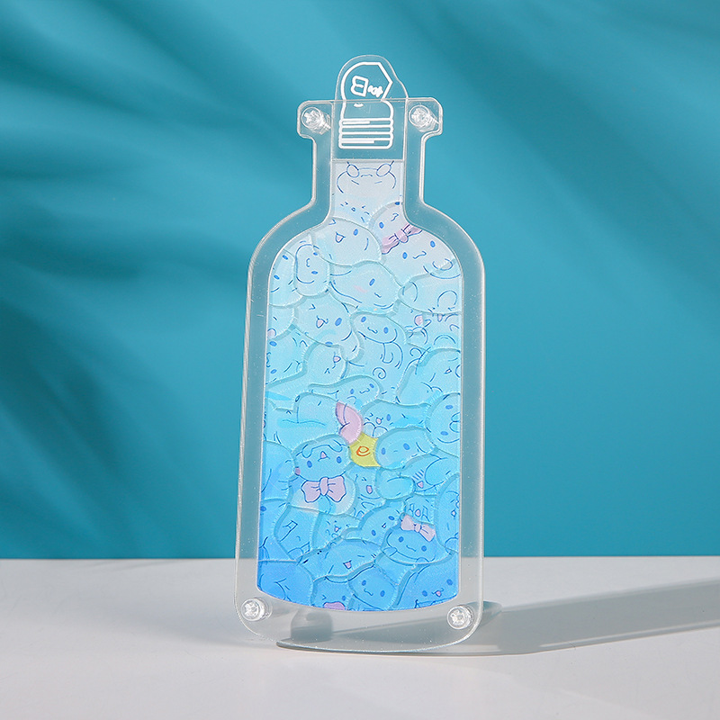 Puzzle acrílico personalizado con botellas enmarcadas, gatos, conejos, cerdos, patos, perros, dibujos animados, puzzle al por mayor