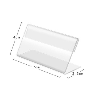 In stock cross-border mini sign display stand label stand desktop price tag stand business card stand 7x4cm