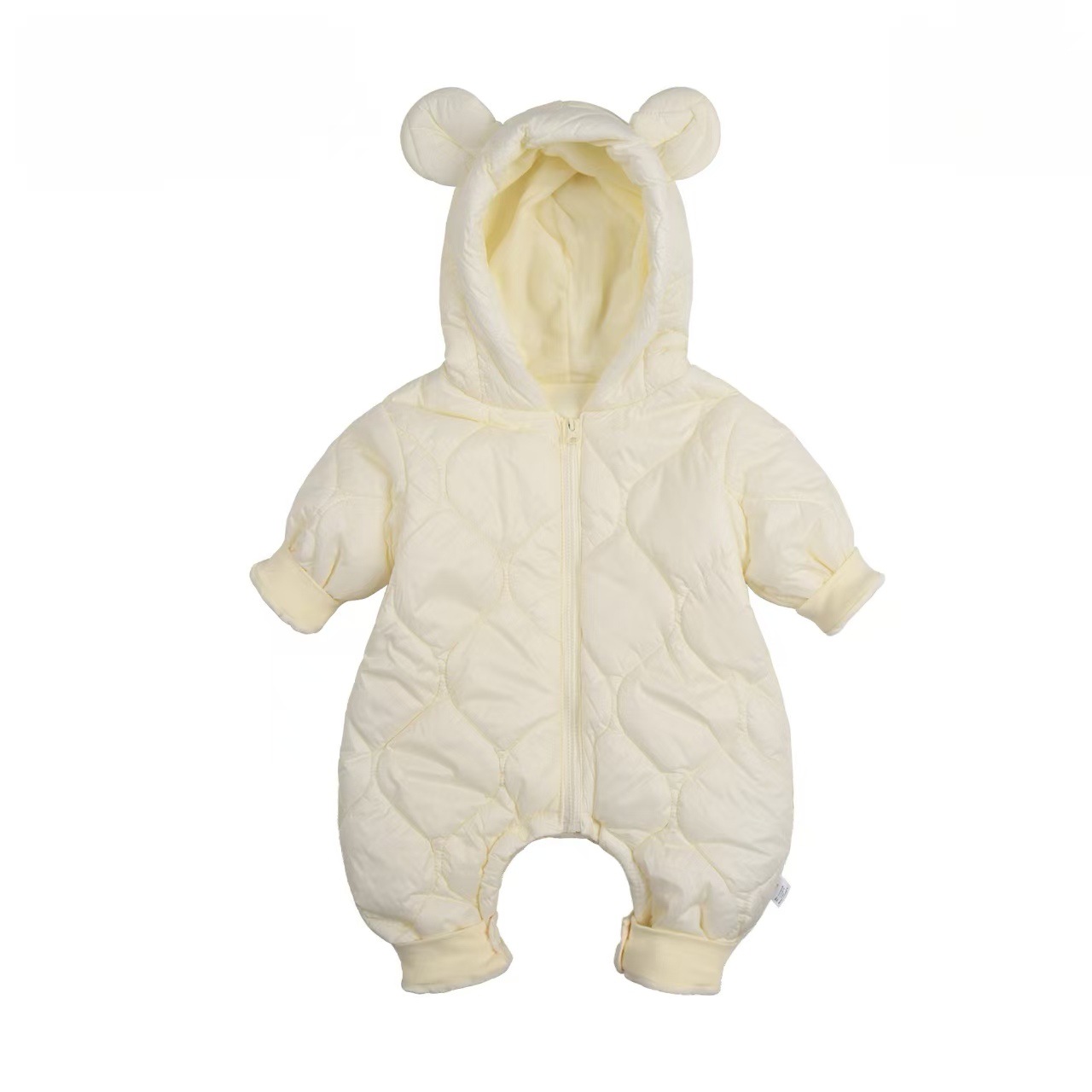 Autumn and Winter Newborn Baby One-Piece Clothes, Baby Winter Cotton Clothes, Quilted Romper, Outdoor Wear, Stylish One-Piece Clothing, Wholesale