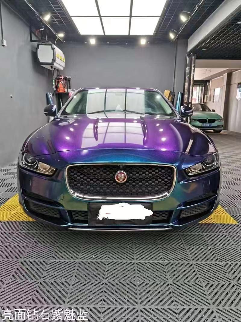 Car body color change film ceramic white chameleon bright white gradient gold red purple blue matte full car film