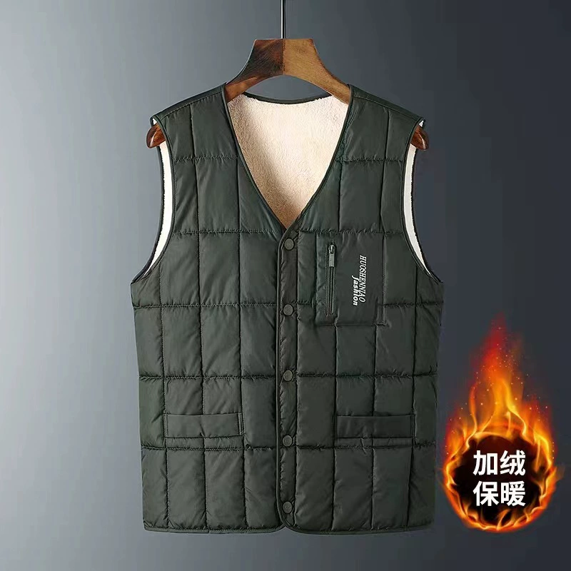 Demi-season keep warm vest, for middle age