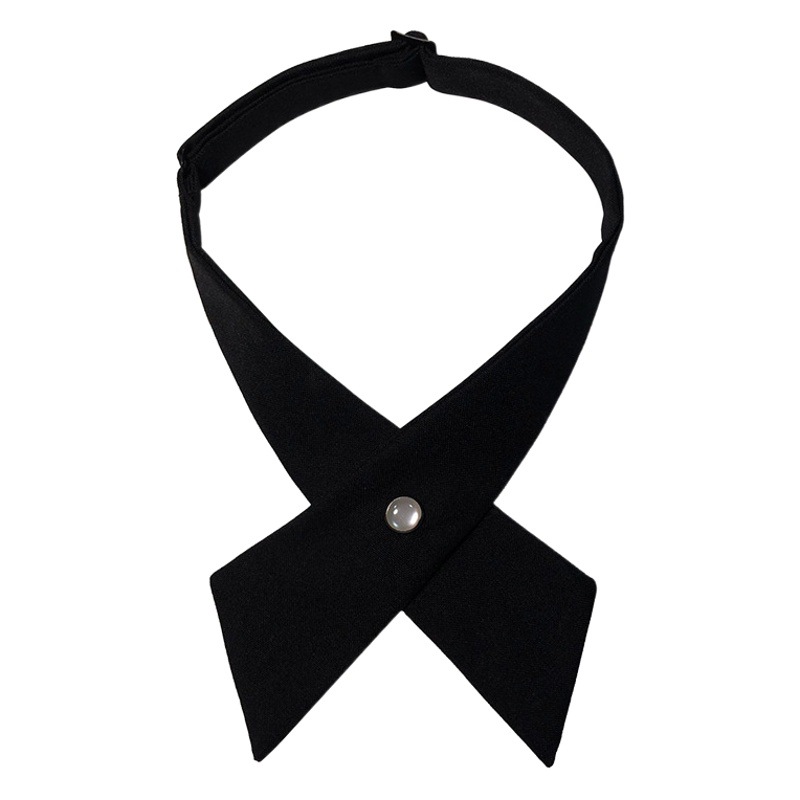 Japonés y coreano estilo Cruz pajarita hombres y mujeres profesional JK collar flor campus anfitrión uniforme en stock venta al por mayor