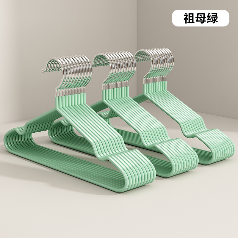 磨砂加粗衣架新款特粗衣架成人衣架浸塑防滑无痕衣撑子晾儿童衣架|undefined