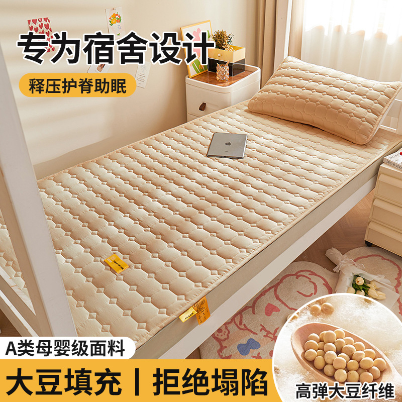 Colchón de soja, cojín, dormitorio de estudiantes en casa, cojín individual, cojín, piso especial para alquiler, cojín para dormir, fondo de cama