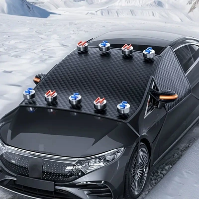 Car Front Glass Snow Shield Car Sun Visor Car Sun Visor Car Snow Cover Car Cover Magnetic Snow Shield