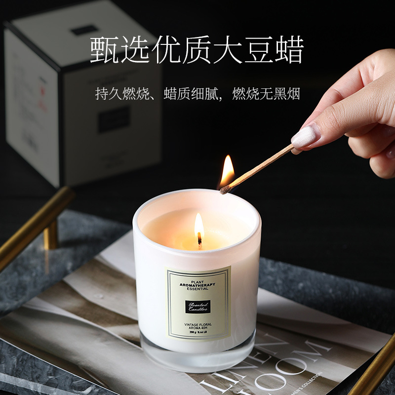 クリエイティブロマンチックなアロマキャンドルカップワックス高級感プレゼント誕生日プレゼント高颜値装飾プレゼント|undefined