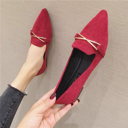 2020 Spring New Fashion Matchable Clogs Women Slippers Soft Sole Flat Pointed Toe Single Shoes Fairy Shoes