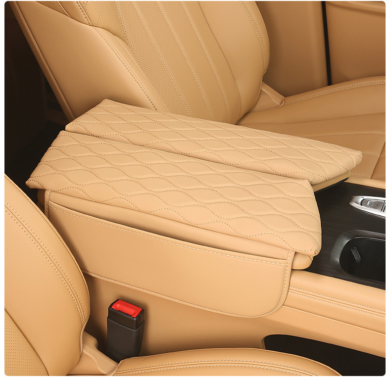 Lantu Dreamer Free Modified Armrest Box Protective Cover Leather Central Storage Pad Interior Automotive Products