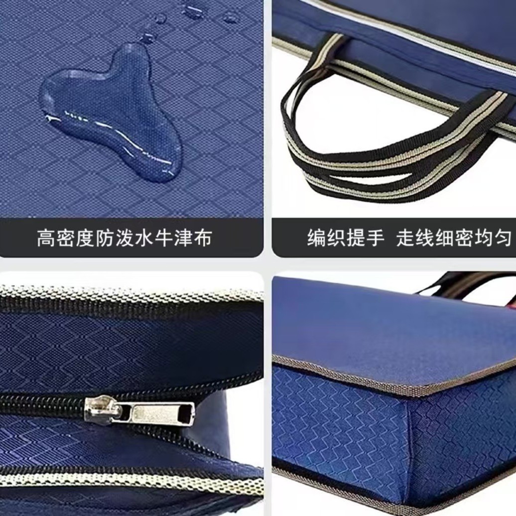 (Wholesale), handheld capacious storage system for documents, oxford cloth 2
