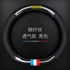 Hyundai car logo--carbon fiber model/D model (black-three-color label)