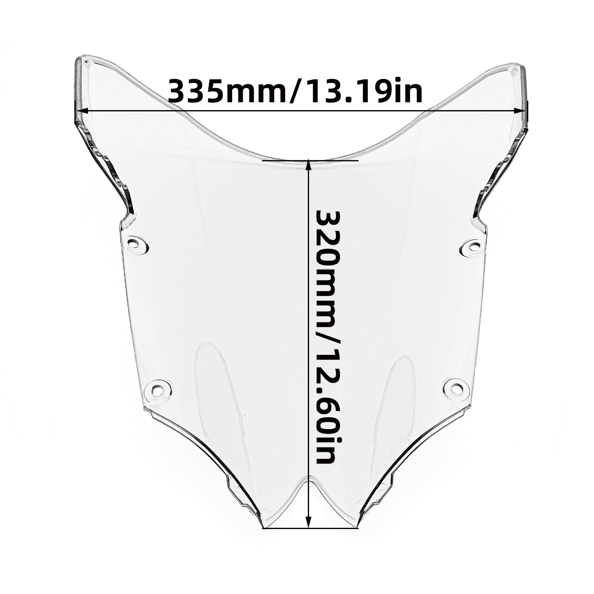Applicable to Yamaha YZF R6 2008-2016 motorcycle front windshield front windshield