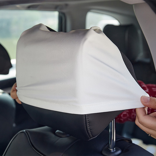 Billboard car four seasons commonly used seat cushion pillow cover car seat cover thermal transfer material advertising cover