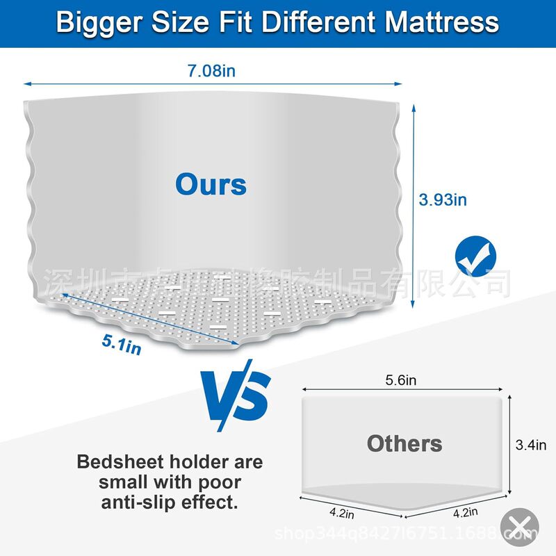 アップグレード版シリコンシーツ固定器防走滑り止めシーツ留め具ステルスベッドシングルベッド固定ブラケット|undefined