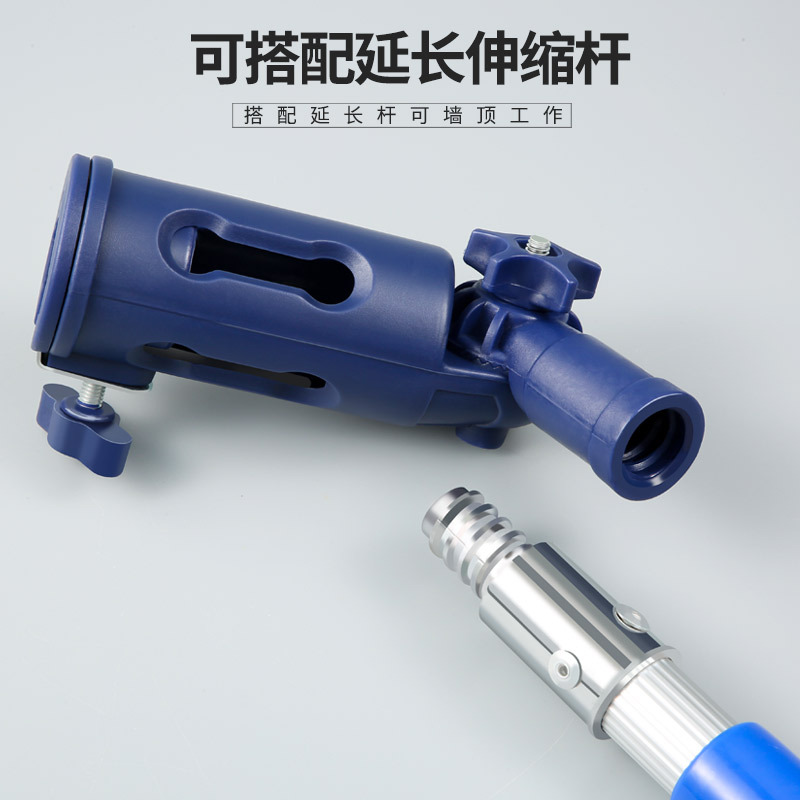 Cepillo de rodillo, cepillo, soporte universal, cepillo de pintura, clip de extensión, adaptador de varilla telescópica, barra de pintura, pintura de extensión