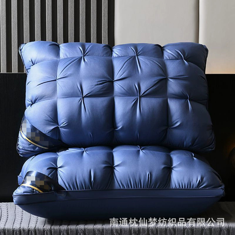 枕头48x74cm五星级酒店扭花枕芯不塌陷护颈椎家用一对护颈枕批发|undefined