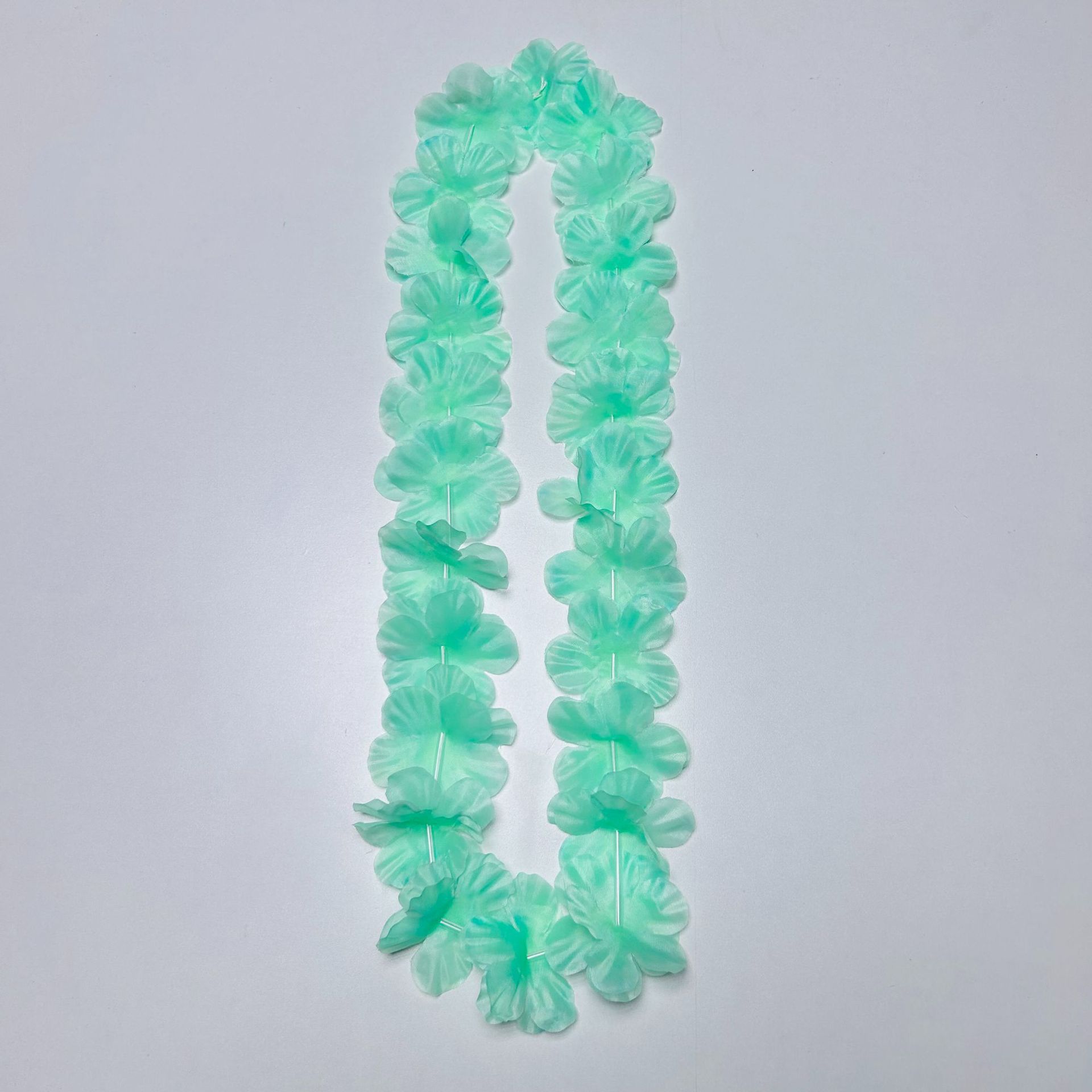 Hawaiian macaron corallas de color 24 pares de pétalos de tela rueda de color para eventos de espectáculo de la fiesta de gran corallas multicolores