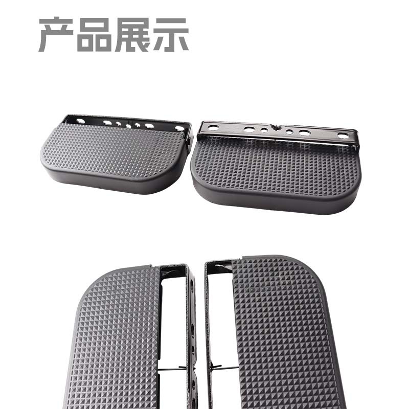 赛鸽黑骑士外卖电动车踏板折叠脚蹬翻版搁脚踩脚载重王加厚的