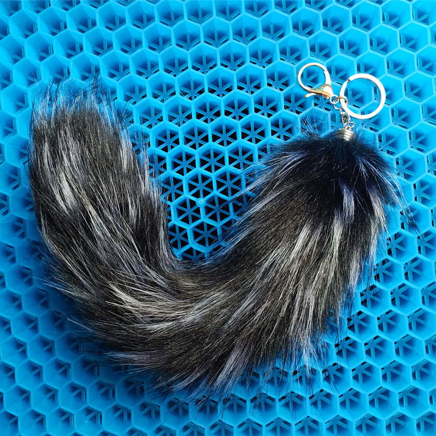 40cm长尾巴钥匙扣