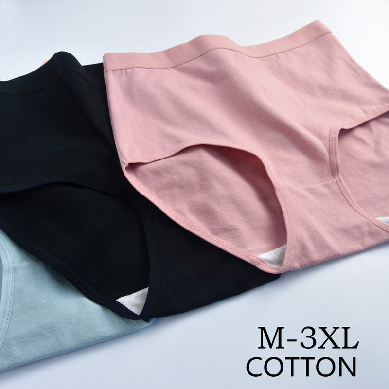 Popular High-Waisted Pure Cotton Women's Breathable Underwear for Middle-Aged and Elderly Women, Plus-Size Mom's Underwear Wholesale