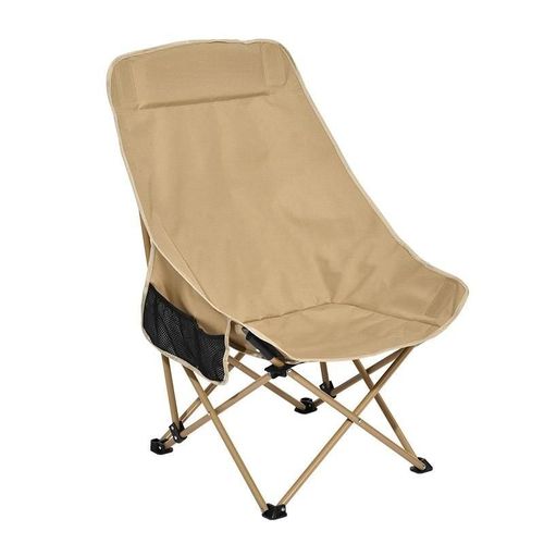 Outdoor foldable lightweight moon chair high back chair outdoor camping leisure foldable stool fishing chair portable chair