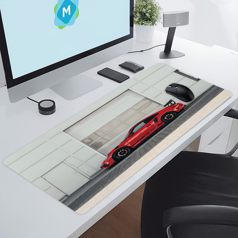 クロスボーダー特別供給スポーツカー ポルシェ 5 マウスパッド大型ハイエンド厚みのある汚れにくいマウスパッド密閉エッジ|undefined