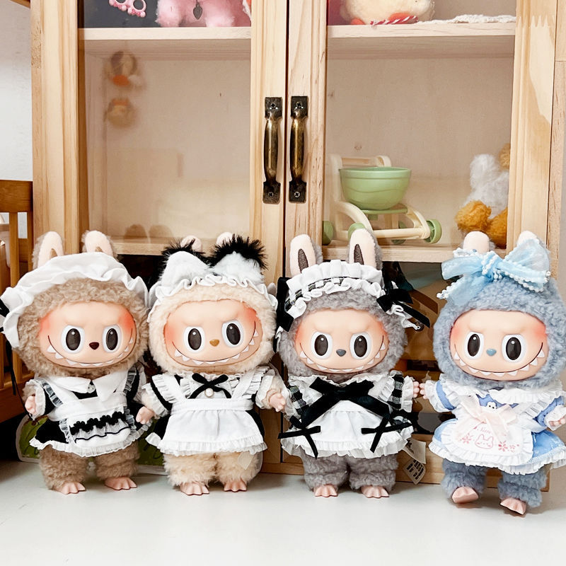 スポットバブルビニール人形ラブブ服着せ替えラブブペンダントかわいい超かわいい人形|undefined