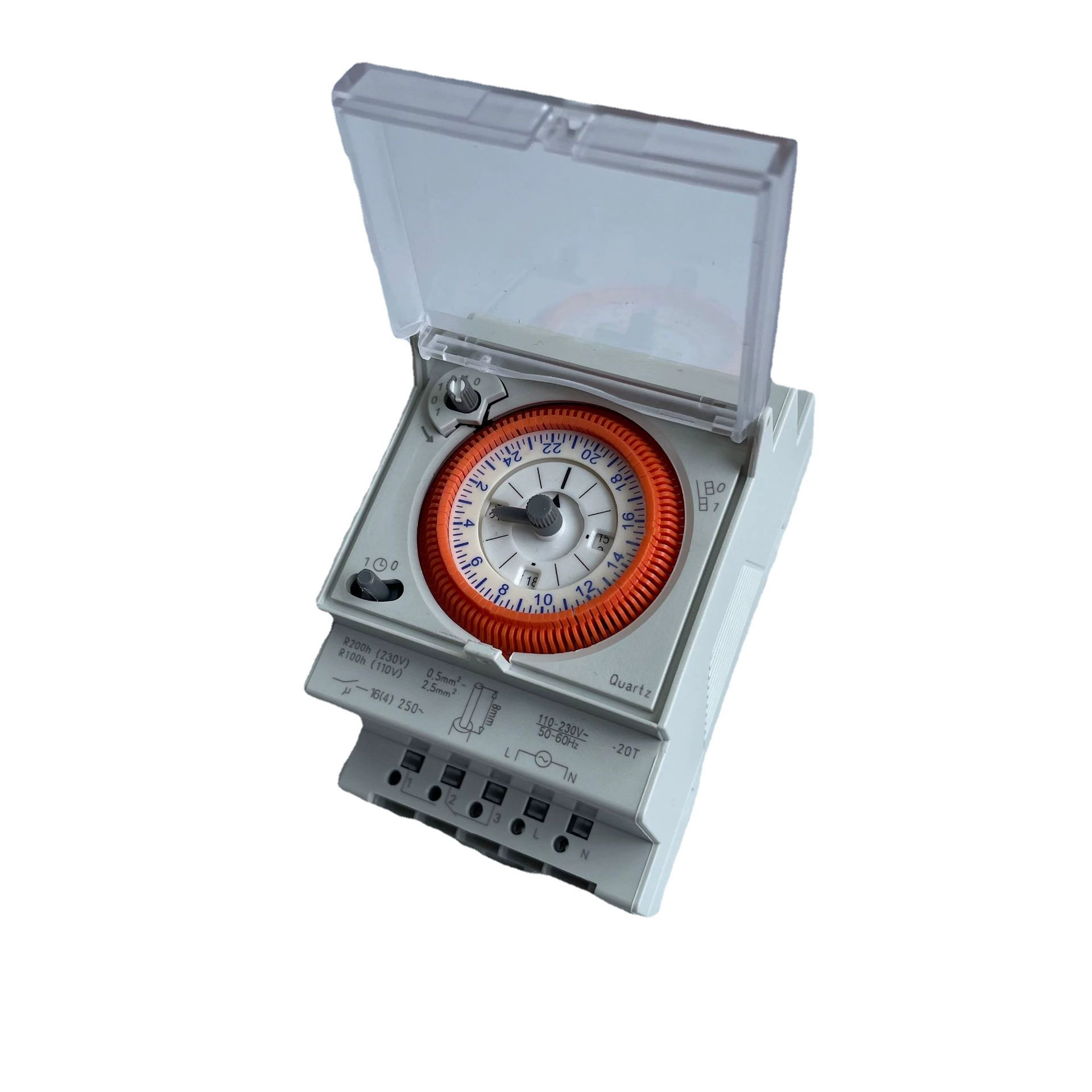 Минимальное время 15 минут 24 часа таймер механический переключатель времени Оранжевый SUL181D