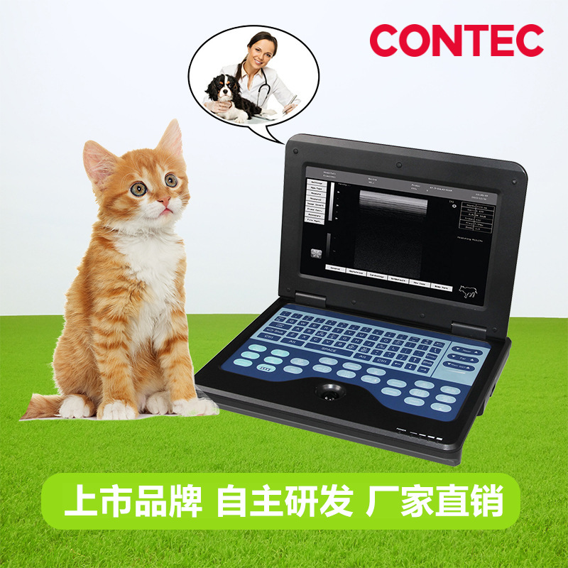 Máquina de ultrasonido portátil para animales mayorista de Kangtai, probador de embarazo para caballos y ovejas, máquina de ultrasonido veterinaria, máquina de ultrasonido para mascotas