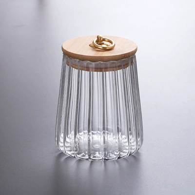 П Retro Japanese glass coffee storage system sealed, decorations