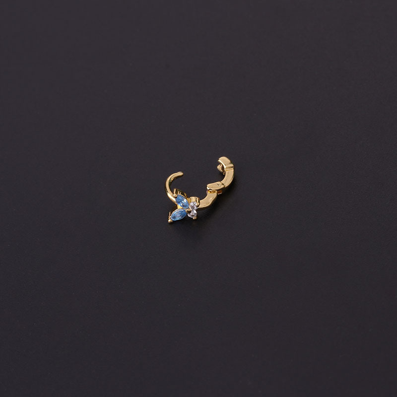 Ear Cartilage Rings & Studs Lady Butterfly Copper Plating display picture 2