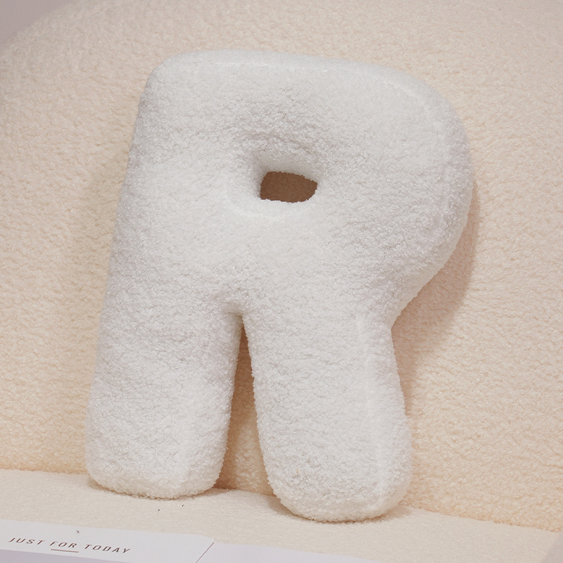 Cojín de Peluche con Forma de Letra de Felpa Decorativo para Fotografía image 50