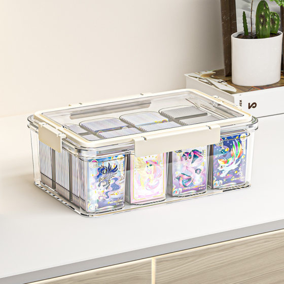 Large-Capacity Household Desktop Transparent Card Storage Blind Box Acrylic Display Box Storage Box