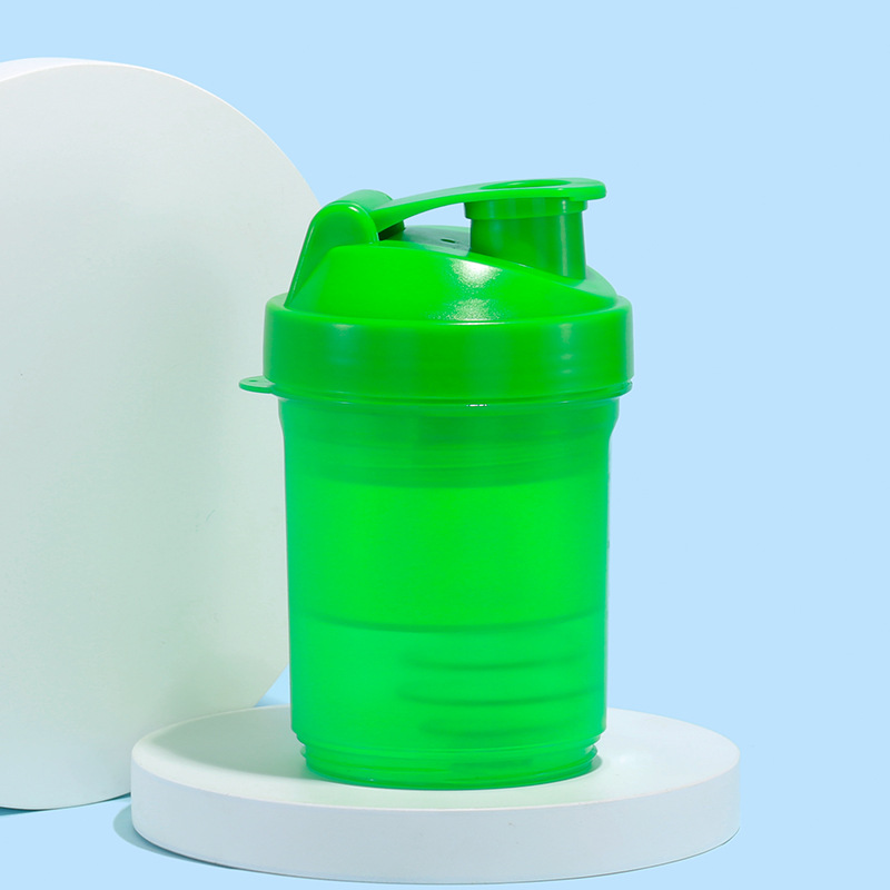 Vaso Mezclador de Proteína en Polvo, Vaso de Plástico Esmerilado Simple de una Sola Capa Personalizado, Vaso de Agua Deportivo Portátil de Plástico para Verano, Se Puede Imprimir con Logotipo.